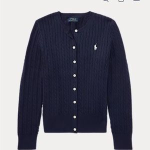 Ralph Lauren Youth cable knit cardigan sweater
